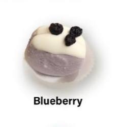 Blueberry macaron