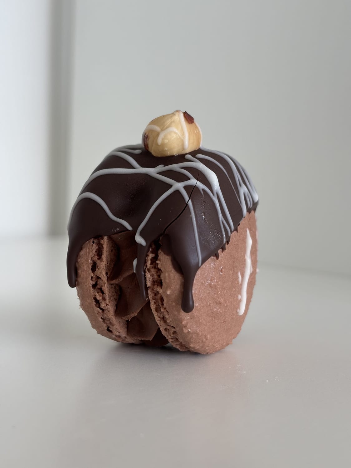 Hazelnut Chocolate Macaron