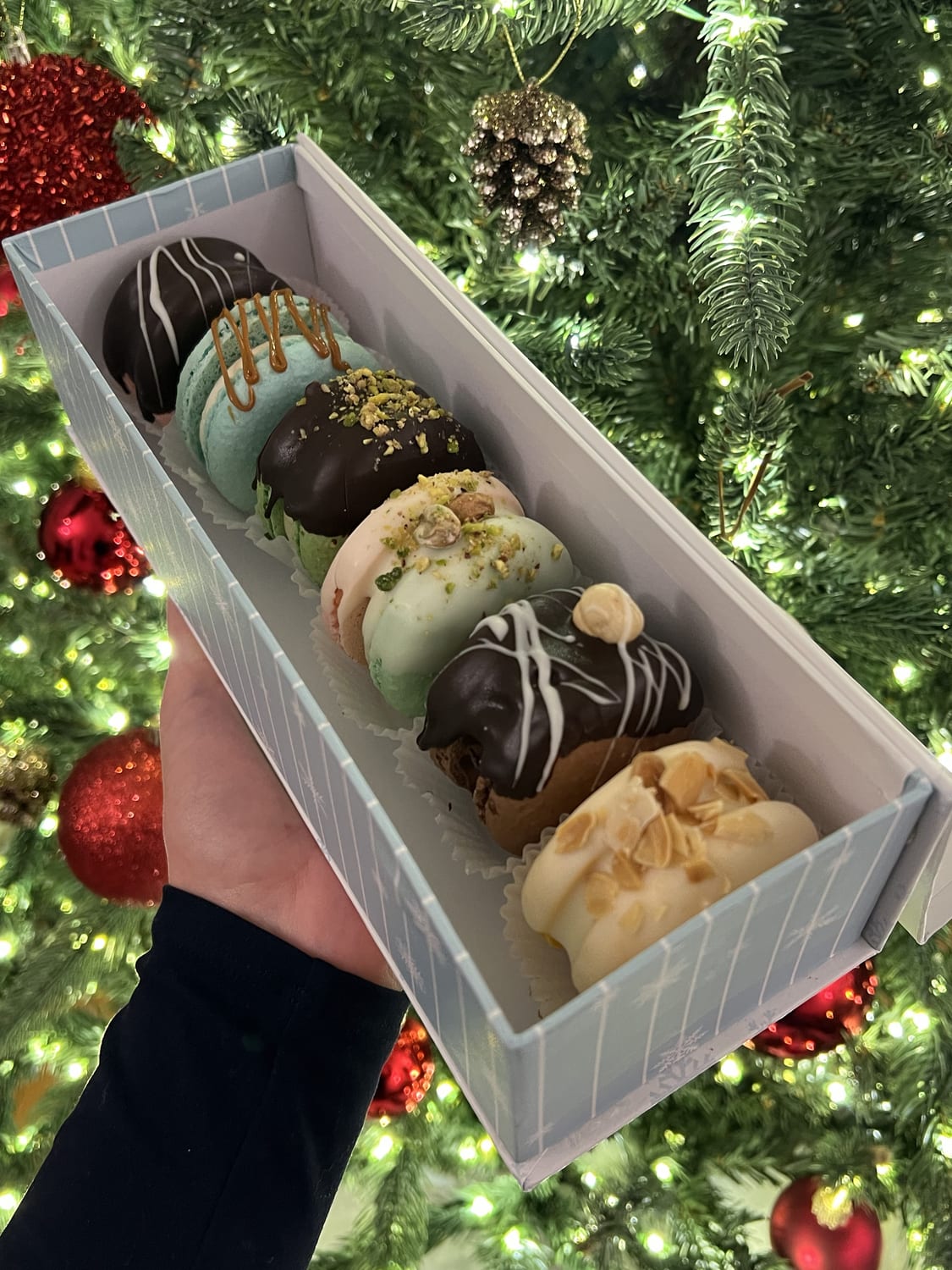 Holiday Macaron Box of 6